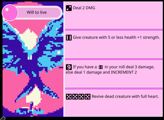 Will to Live card