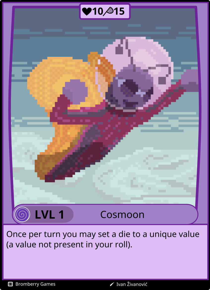 The Cosmoon card