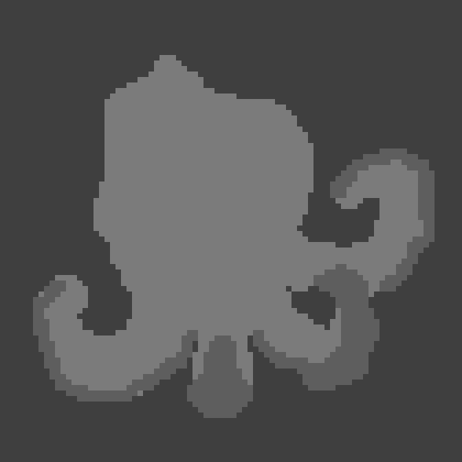 Nukeraken being pixelled, step by step