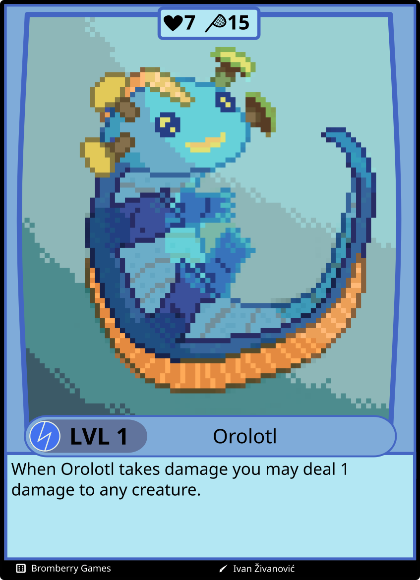 The Orolotl card